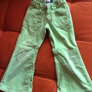 Kids green flare stretch gap jeans size 5